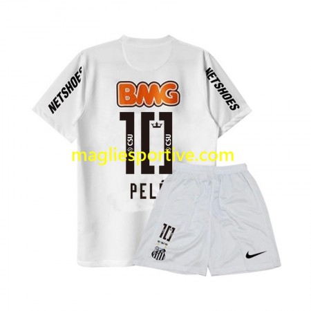 Completo Calcio Santos PELE 10 Retro Bambino Divisa Prima 2011-2012